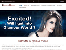 Tablet Screenshot of nikhilworld.com